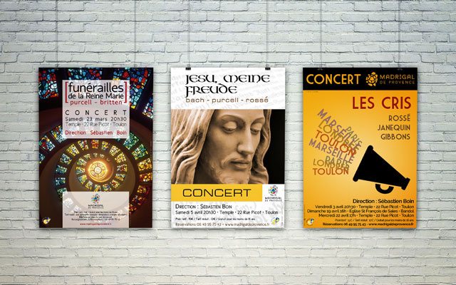 Affiche - Concerts Madrigal de Provence